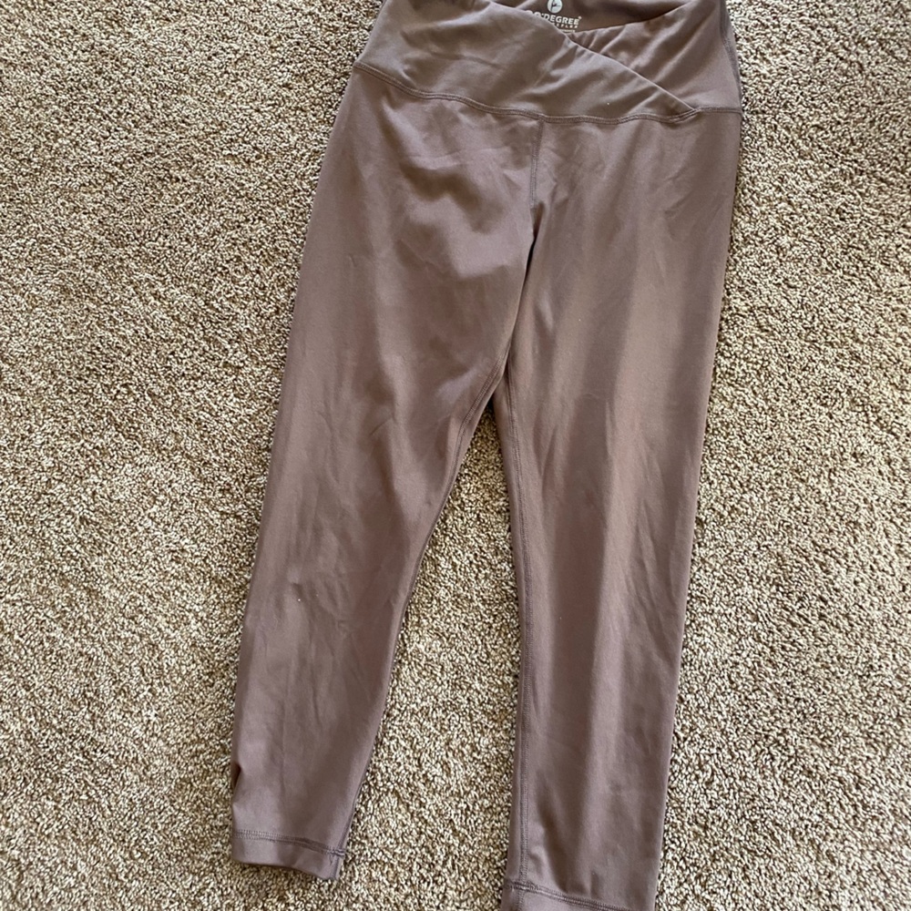 90 Degree By Reflex Chocolate Crop Tight